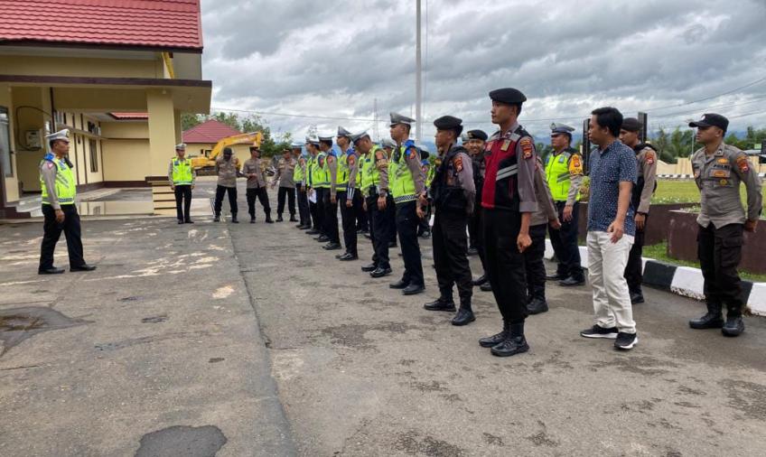 Cipta Kondisi Ops Keselamatan Nala 2023, Satlantas Polres Bengkulu Tengah Berburu Knalpot Brong