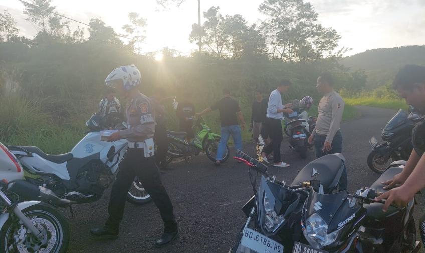 Ops Keselamatan Nala, Polres Lebong Tindak 11 Unit Kendaraan 