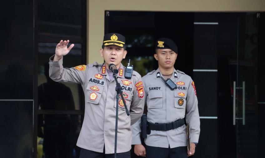 Pimpin Apel Pagi, Kapolresta Bengkulu Tekankan Atensi Kapolri