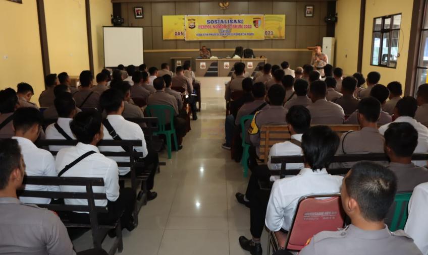 Sosialisasi Etika Polri, Propam Polda Bengkulu Kunker ke Polres Bengkulu Utara 