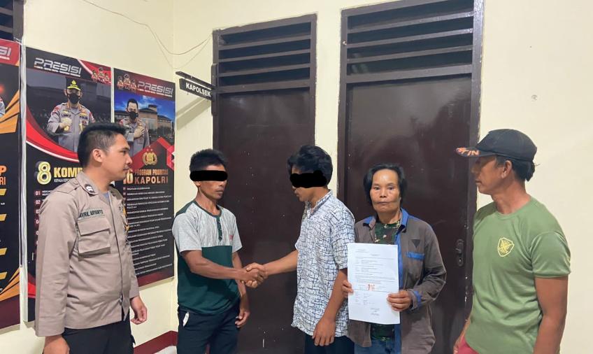 Bhabinkamtibmas Polsek Lebong Selatan Mediasi Kasus Pencurian 
