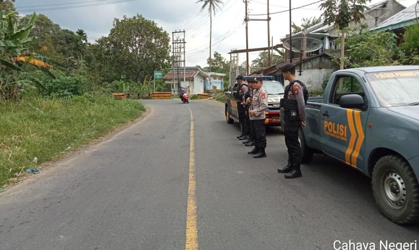 Polsek PUT Polres Rejang Lebong Siap Kawal dan Jaga Keamanan Jalur Lintas