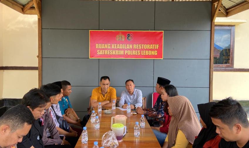 Satreskrim Polres Lebong Gelar Restoratif Justice Kasus Penganiayaan
