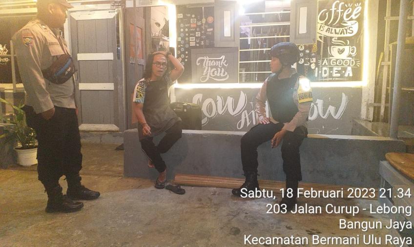 Polsek Bermani Ulu Patroli Malam, Ciptakan Rasa Aman dan Nyaman untuk Rejang Lebong "SEJUK" 