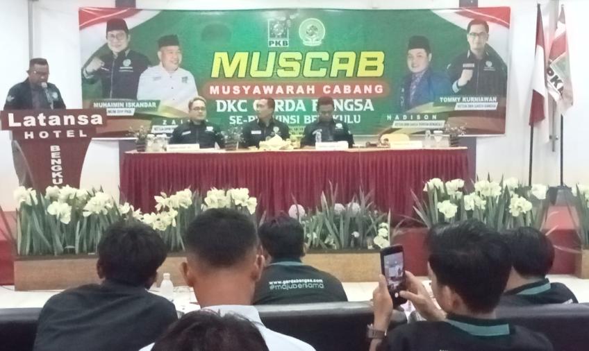 Resmi Jabat Ketua DKC Garda Bangsa, Aan: Milenial Lebong Harus Melek Politik
