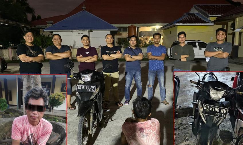 Gasak Motor Teman, Pria Pendopo Sumsel Diringkus Polsek Gading Cempaka