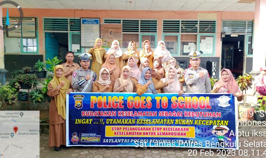 Jadi Inspektur Upacara Panit Turjawali Sat Lantas Polres Bengkulu Selatan Berikan Himbauan Kamseltibcar Lantas 