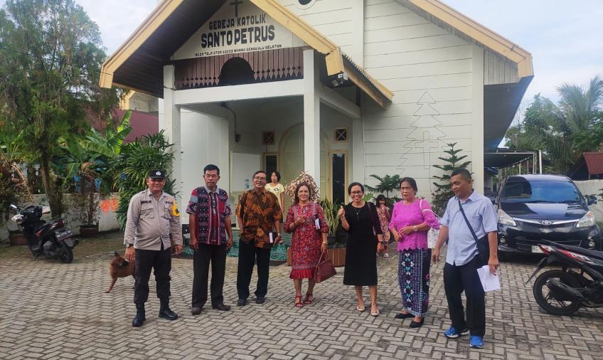 Polres Bengkulu Selatan berikan rasa aman untuk ibadah Minggu di Gereja