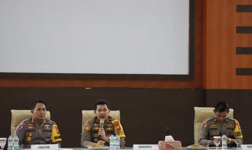 Anev Gangguan Kamtibmas, Polda Bengkulu Asistensi ke Polresta Bengkulu