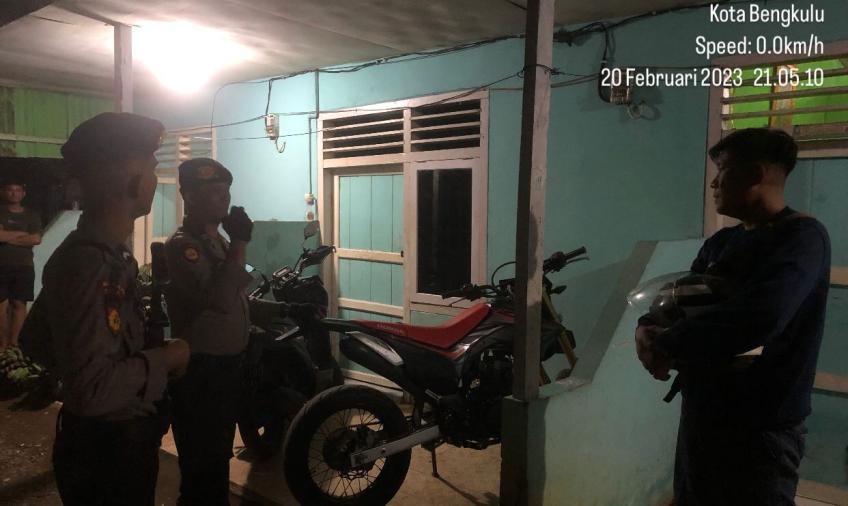 Cegah Kejahatan, Sat Sabhara Polresta Bengkulu Tingkatkan Patroli Malam Hari
