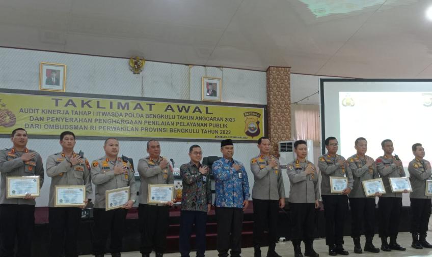 Penilaian Ombudsmen, Pelayanan Publik Polres Kaur Peringkat Kedua
