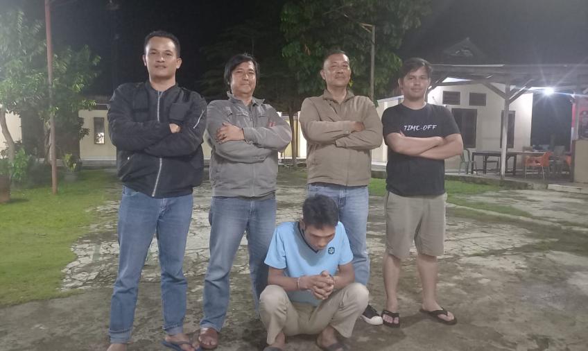 Pelaku diamankan Polsek Muara Bangkahulu