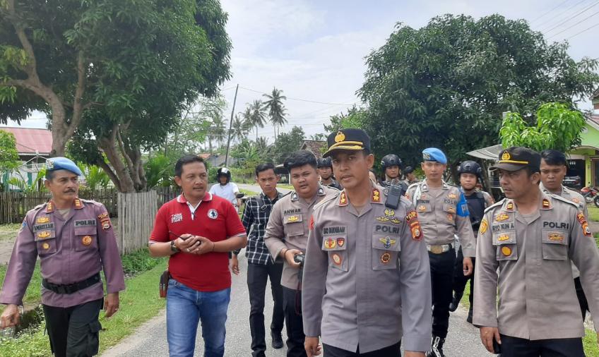Polres Kaur Perketat Pengamanan Pemilihan Kepala Desa Gedung Sako II 