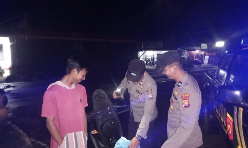 Patroli Dialogis Polsek Lebong Tengah, Cegah 3C dan Sampaian Imbauan Kamtibmas 