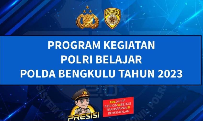 Tingkatkan Profesionalisme, Polda Bengkulu Menggelar Kegiatan Program Polri Belajar 