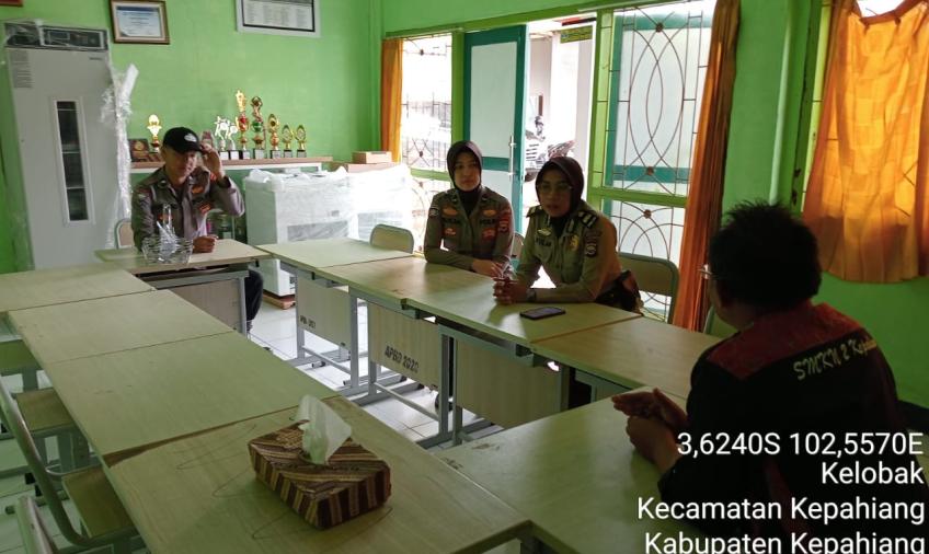 Cegah Kenakalan Remaja, Polres Kepahiang Sambang Sekolah