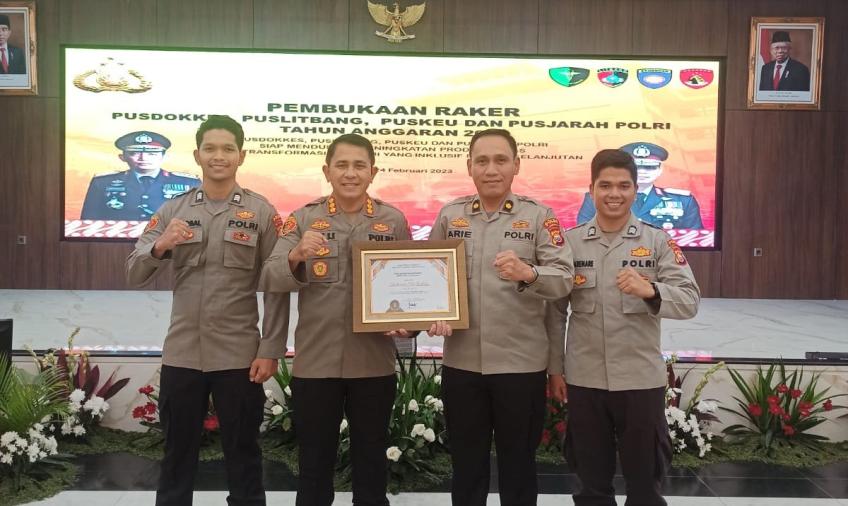 Ditreskrimum Polda Bengkulu Raih Penghargaan Kemenkeu RI