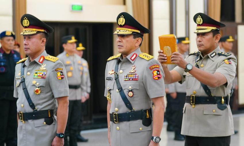 Pimpin Sertijab Irwasum, Kapolri Gelorakan Tingkatkan Kepercayaan Publik 