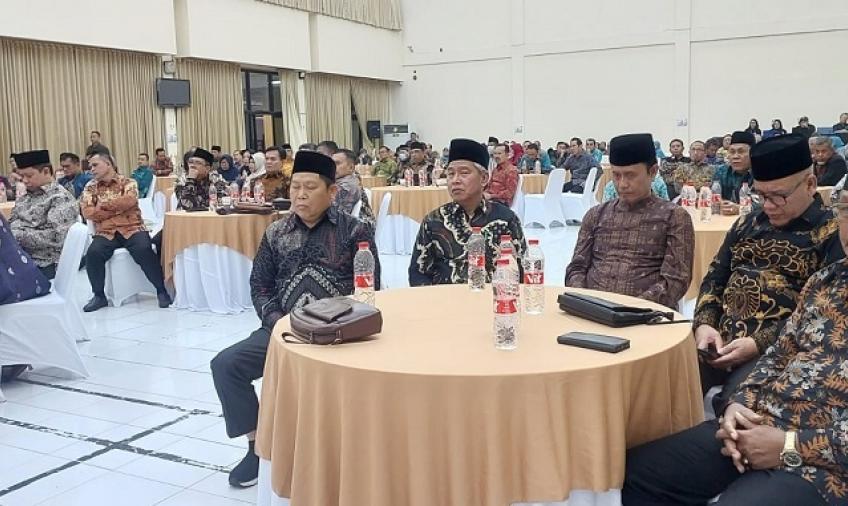 Rapat Kerja Nasional Program Direktorat Jenderal Penyelenggaraan Haji dan Umrah tahun 2023 di Asrama Haji Bekasi