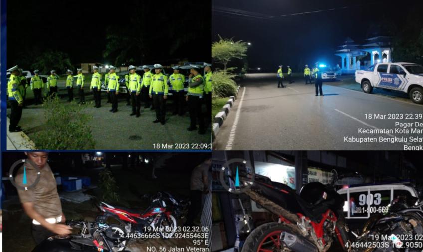 Polres Bengkulu Selatan Saat Menggelar KRYD
