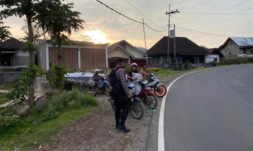 Jaga Kamtibmas, Polres Kepahiang Gelar Patroli Dialogis