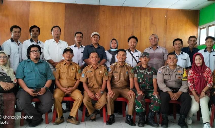Polsek Lebong Utara Monitoring Rapat Mediasi Permasalahan di Desa Sungai Gerong