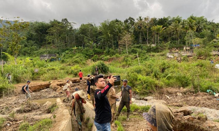 Datangi Lokasi, Satreskrim Polres Lebong Tindaklanjuti Dumas Dugaan Pencurian Ampas Emas PT TME 