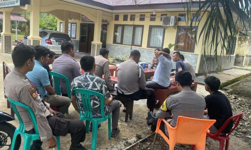 Polsek Semidang Alas Maras Laksanakan Anev Mingguan