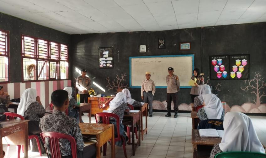 Kasat Binmas Berikan Pesan Bahaya Narkoba dan Kenakalan Remaja