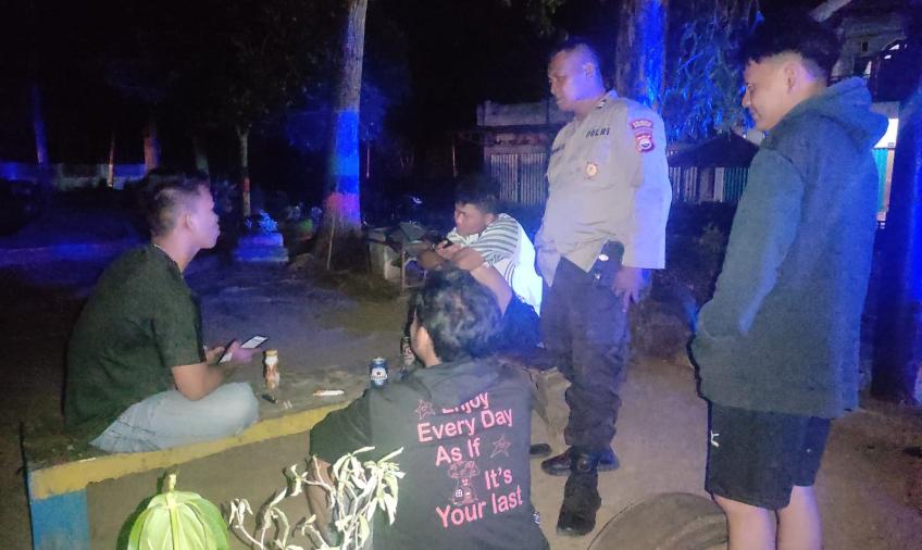 Harkamtibmas, Patroli Polsek Muara Bangkahulu Gelar Binluh
