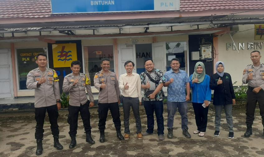 Kapolsek Kaur Selatan Sambangi Kantor PLN Bintuhan