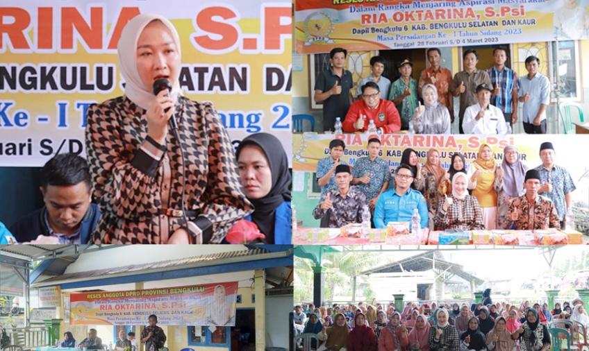 Anggota DPRD Provinsi Bengkulu Ria Oktarina, S.Psi