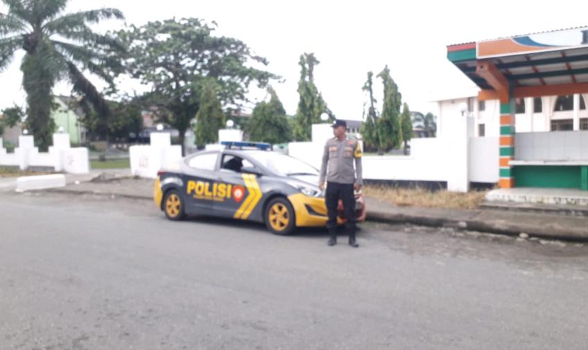 Demi Kelancaran Arus Lalu Lintas, Personel Polsek Kota Manna Laksanakan Gatur Lalin