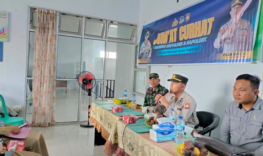 Polsek Padang Ulak Tanding Jumat Curhat di BIUD 