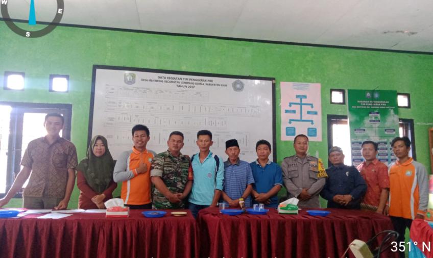 Bhabinkamtibmas Hadiri Verifikasi Penetapan KPM BLT-DDT 2023 Desa Mentiring
