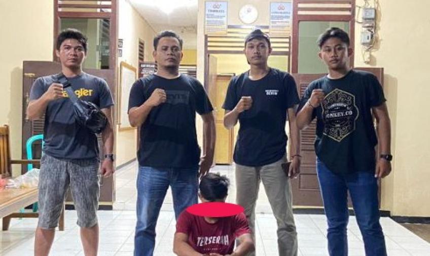 Terduga pelaku diamankan polisi