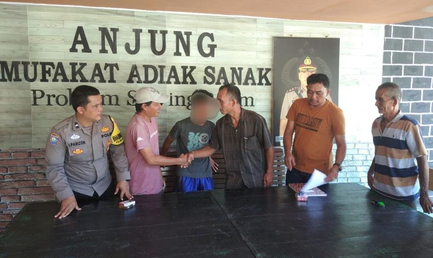 Polsek Kota Manna  Lakukan Problem Solving  Masalah Pencurian Pencurian 2 Bungkus Rokok