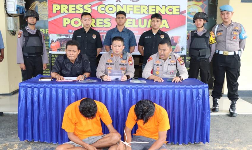 Polres Seluma saat press release