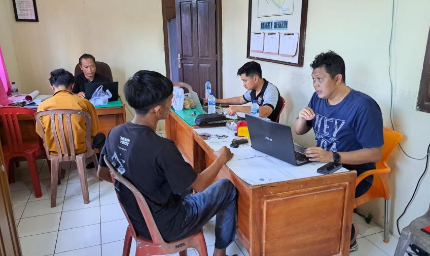 Polsek Kota Manna Amankan Pelaku Penusukan