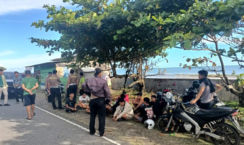 Polres Mukomuko Ciduk 13 Remaja Pelaku Balap Liar