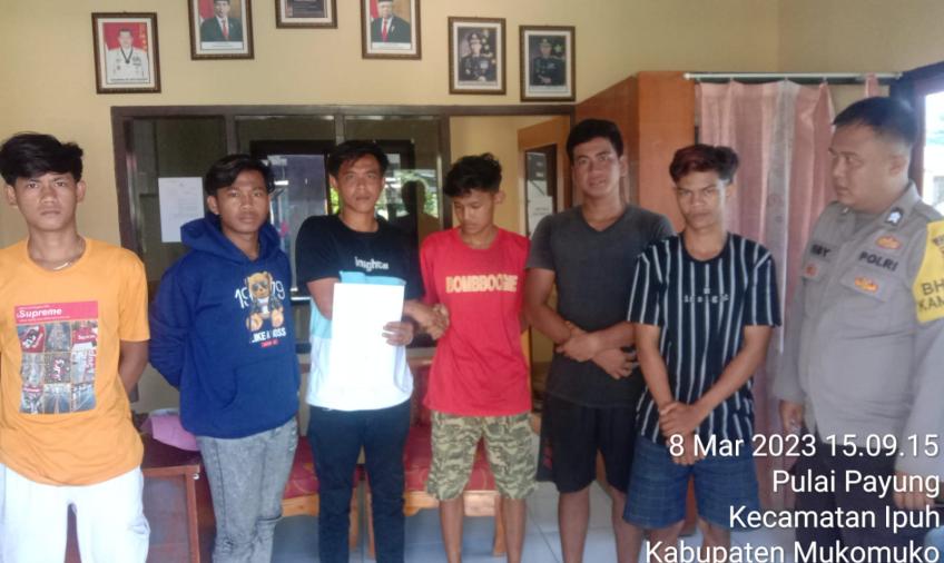 Polsek Mukomuko Selatan Damaikan Kasus Pengeroyokan