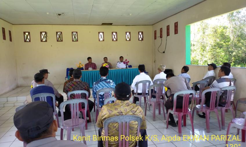 Kapolsek Kaur Selatan Ajak Kepala Desa Aktifkan Siskamling