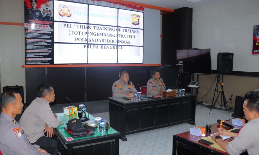 Ditbinmas Adakan ToT Pengembang Strategi Polmas di Polres Bengkulu Selatan