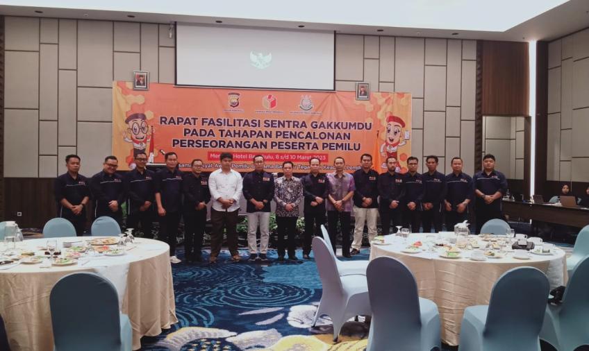 Polres Bengkulu Selatan Ikuti Rapat Fasilitasi Sentra Gakkumdu