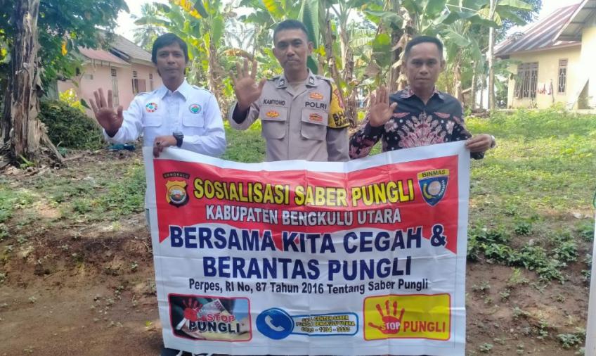 Polsek Kerkap Sosialisaisi Cegah Pungli