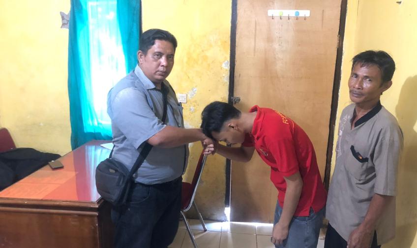 Tersangka AM dibebaskan