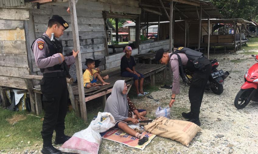 Sat Samapta Polres Kaur Saat Patroli di Jalan Lintas