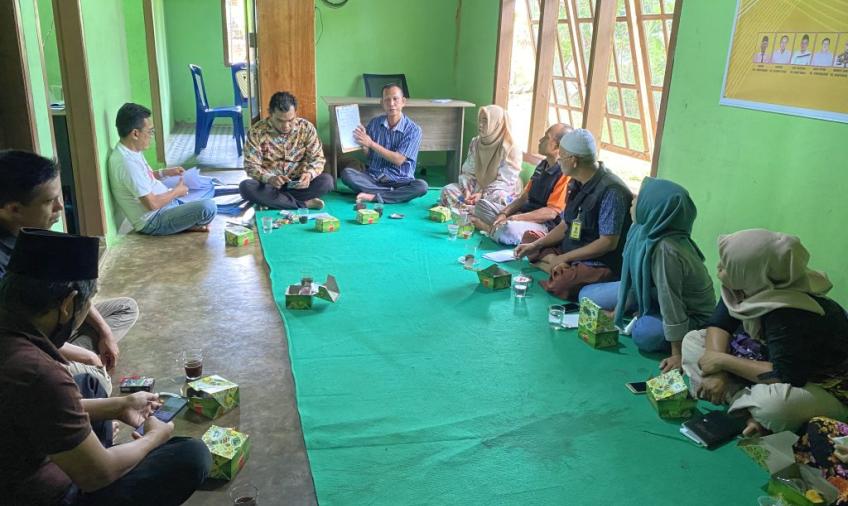 Polsek Kerkap Saat Monitoring Setiap Tahapan Pemilu