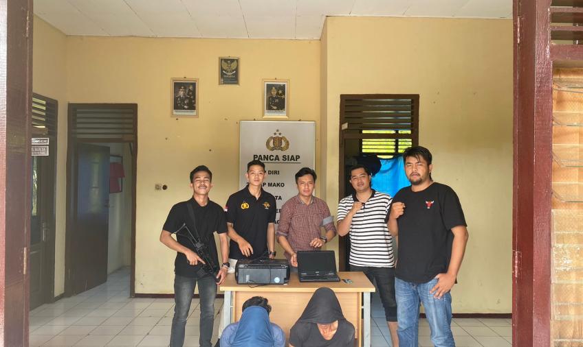 Gasak Laptop, Printer dan Tabung Gas, 2 Pria ini Diringkus Polsek Bermani Ilir Polres Kepahiang