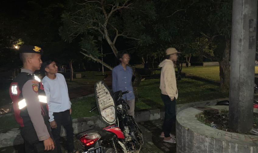 Cegah Kejahatan, Sat Samapta Polres Lebong Patroli Rutin Malam Hari
